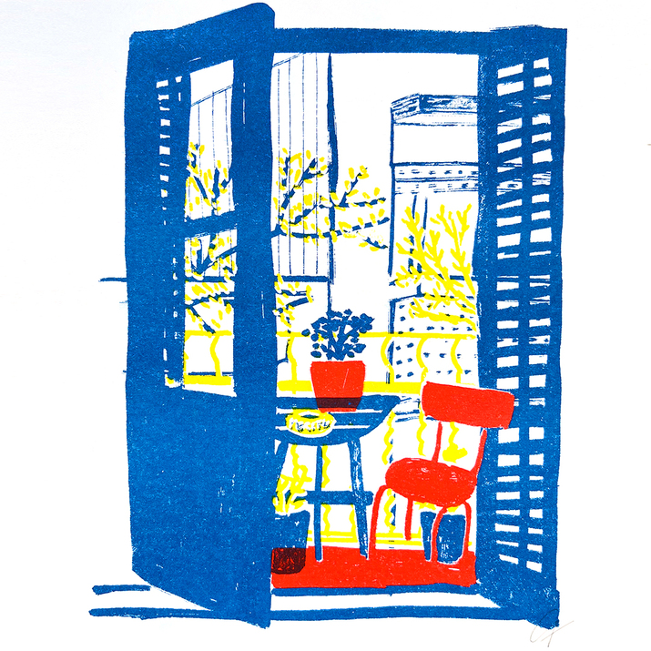 Balcó de Gràcia - print