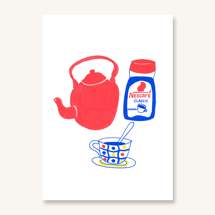 Soluble coffee - print
