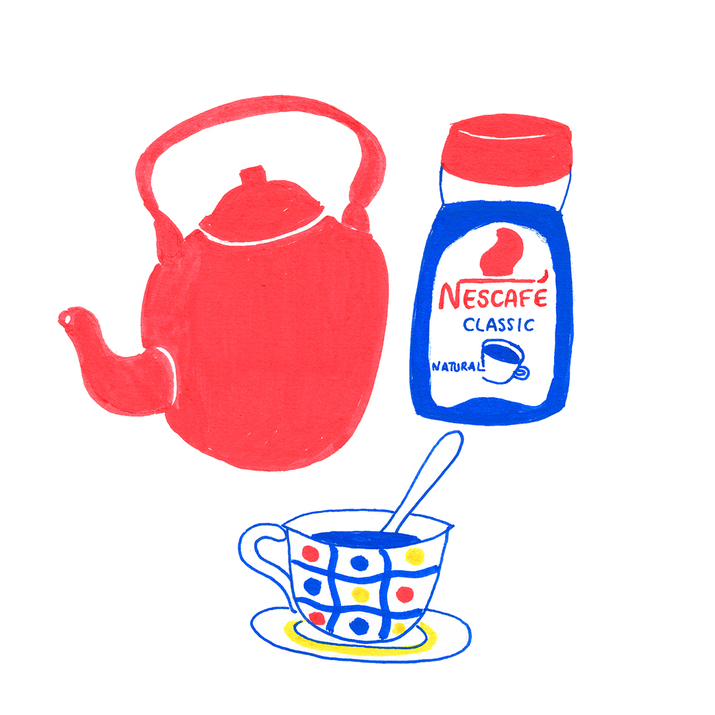 Soluble coffee - print