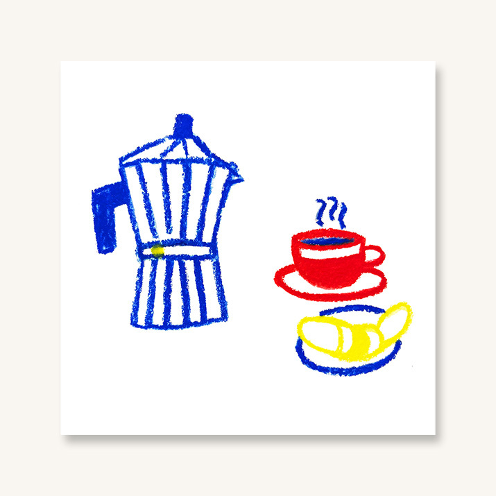 Café au lait - Giclée