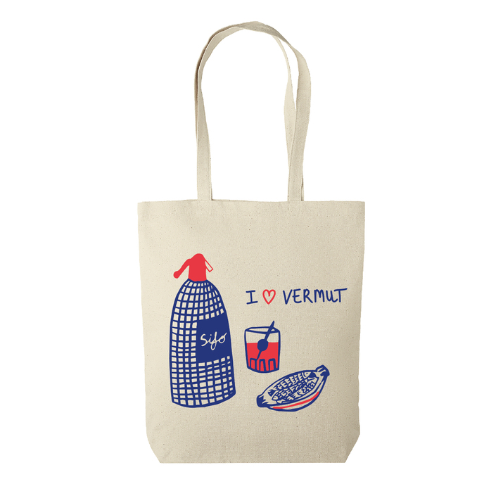Tote bag "I love vermut" 