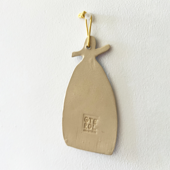 Sifó de cerámica blau