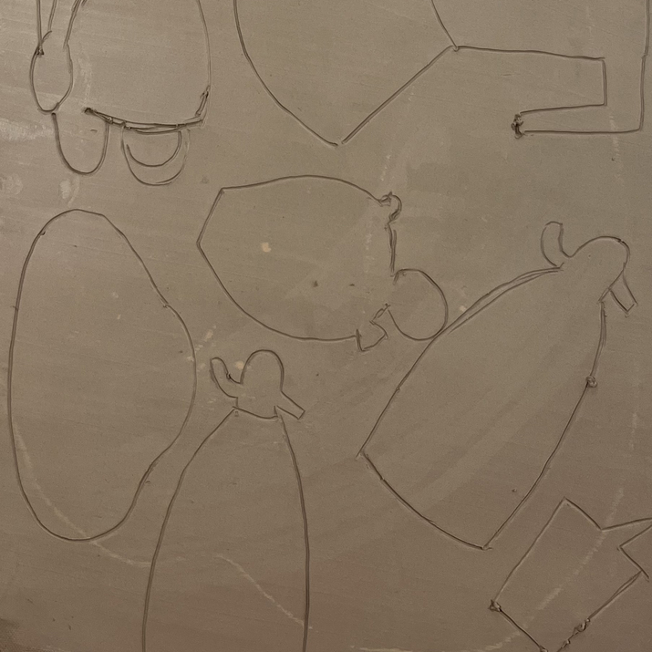 Sifó de cerámica blau