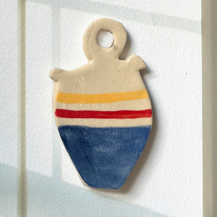 Blue Ceramic Water Jug